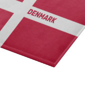 Planche À Découper Nom personnalisé et texte Danemark Indicateur (Coin)