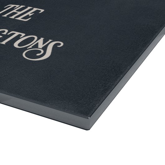 Planche À Découper Nom personnalisé et texte - Note de clic musicale (Coin)