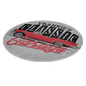 Planche À Découper Nom personnalisé Faux Neon Garage de voiture class (Coin)