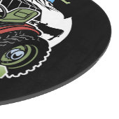 Planche À Découper Nom personnalisé Fermes de campagne Fermier de tra (Coin)