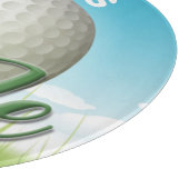 Planche À Découper NOM Personnalisé Golfer Golf Pro Ball 19th Hole (Coin)