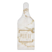 Planche À Découper Nom personnalisé Marbre d'or Motif maman Anniversa (Devant)