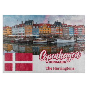 Planche À Découper Nom personnalisé Nyhavn Copenhagen Danemark