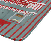 Planche À Découper Nom personnalisé Pays Boulangerie (Coin)