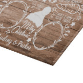 Planche À Découper Nom Personnalisé Père Noël Plateau Pour Les Soirée (Coin)