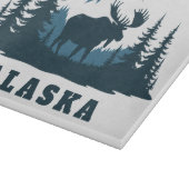 Planche À Découper Nom personnalisé & Texte ALASKA (Coin)