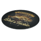 Planche À Découper Nom personnalisé Trophée Pêche Pêcheur Pêcheur Bai (Coin)