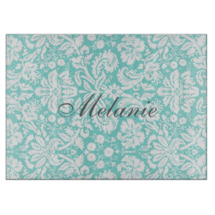 Planche à découper nommée faite sur commande de