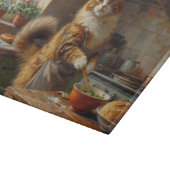 Planche À Découper Norwegian Forest Cat Cooking in Kitchen (Coin)