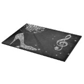 Planche À Découper Note de Musique & Talon Aiguille, Boule Disco (Coin)