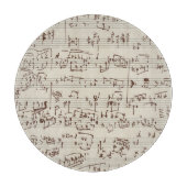 Planche À Découper Notes de musique (Devant)