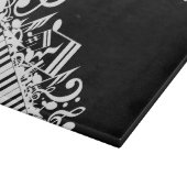 Planche À Découper Notes musicales et clés brouillées personnalisées (Coin)