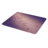 Planche À Découper Notes musicales Lavande dorée Lune (Coin)