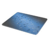 Planche À Découper Notes musicales Lune bleue (Coin)