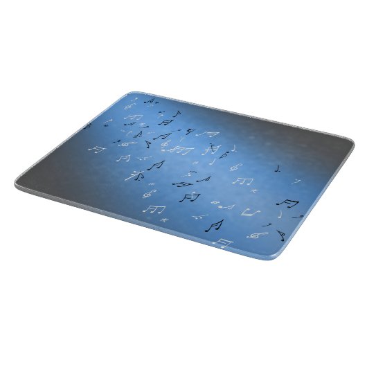 Planche À Découper Notes musicales Lune bleue (Coin)