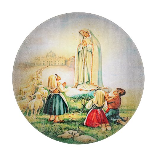 Planche À Découper Notre-Dame de Fatima 1917 (Devant)