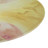 Planche À Découper Notre Dame du Silence tenant le bébé Jésus (Coin)