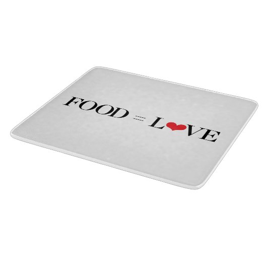 Planche À Découper Nourriture = amour (Coin)