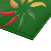 Planche À Découper Nourriture de Mexicain de cercle de piment de (Coin)