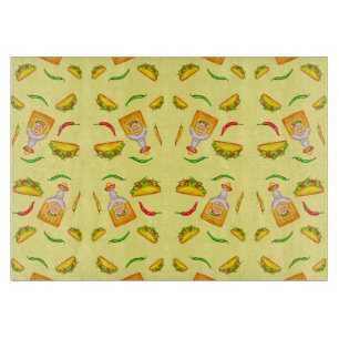 Planche À Découper Nourriture hispanique mexicaine Tacos Tequila