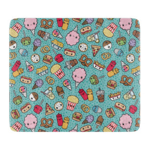 Planche À Découper Nourriture malsaine