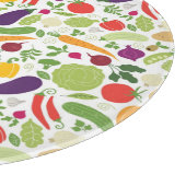 Planche À Découper Nourriture sur un arrière - plan blanc (Coin)