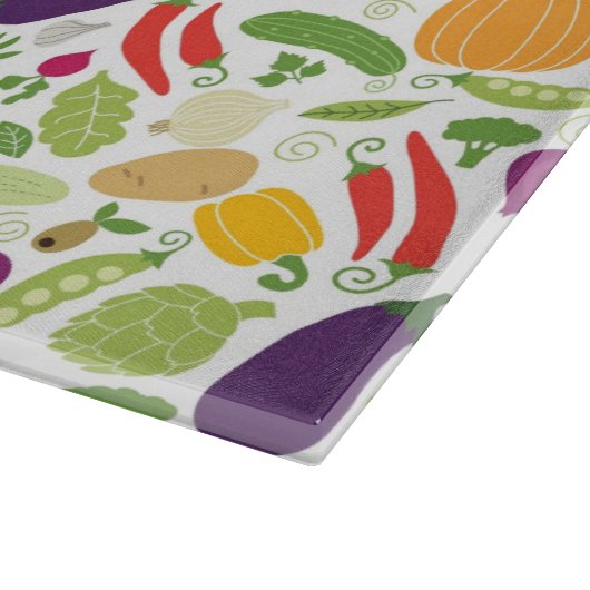 Planche À Découper Nourriture sur un arrière - plan blanc (Coin)