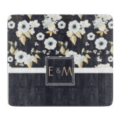 Planche À Découper Nouveaux mariés Monogramme Mariage Decor Cadeaux B (Devant)