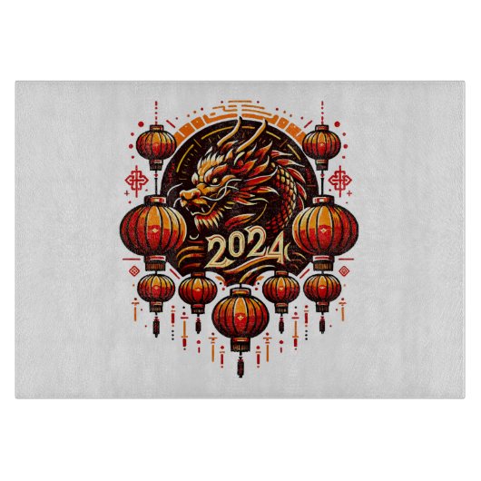 Planche À Découper nouvel an chinois 2024 (Devant)