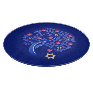 Planche À Découper Nouvel An juif   Conseil de Rosh Hashanah Challah