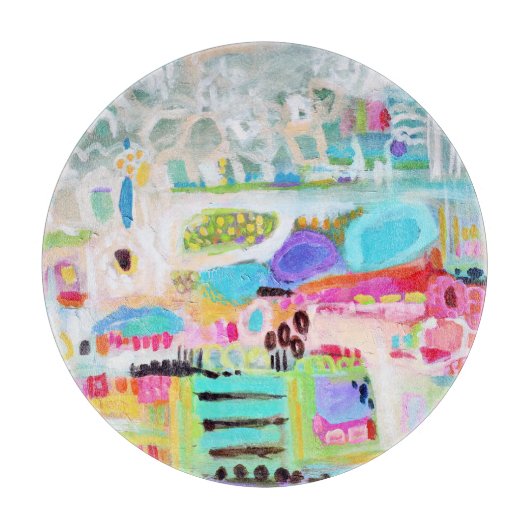 Planche À Découper Nuages Abstraits (Devant)