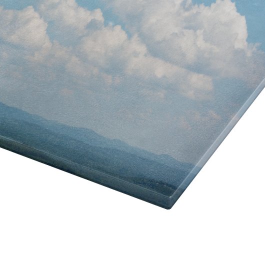 Planche À Découper Nuages au-dessus des montagnes (Coin)