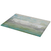 Planche À Découper Nuages Blancs Surplombant Un Beau Paysage (Coin)