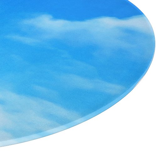 Planche À Découper Nuages Dans Le Ciel Bleu D'Ottawa. Commandez dès m (Coin)