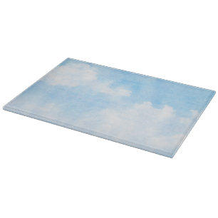 Planche À Découper Nuages d'aquarelle et arrière - plan de ciel