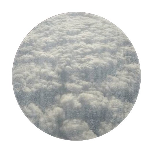 PLANCHE À DÉCOUPER NUAGES DE FLUFFE BLANC (Devant)