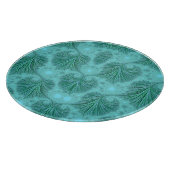 Planche À Découper Nuances 3D de conception fractale originale verte (Coin)
