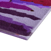 Planche À Découper Nuances de calque bossées violet et rouge (Coin)