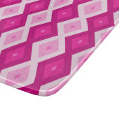 Planche À Découper Nuances de motif de diamant fuchsia (Coin)