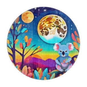 Planche À Découper Nuit au clair de lune pour koala