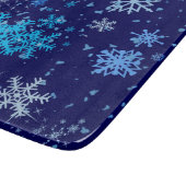 Planche À Découper Nuit de Noël neige (Coin)