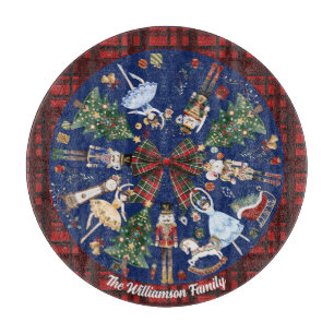 Planche À Découper Nutcracker Christmas Ballet Aquarelle Vintage