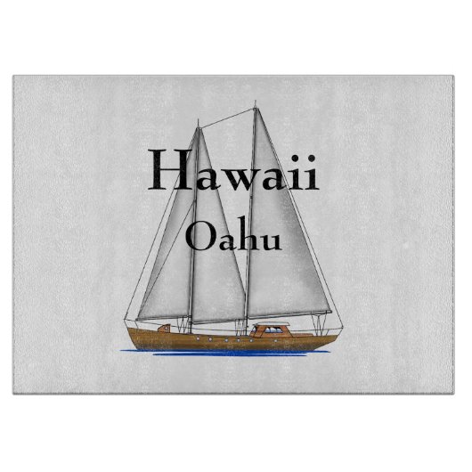 Planche À Découper Oahu Hawaï (Devant)