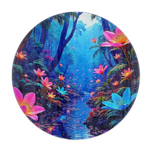 Planche À Découper Oasis de la jungle éthérée