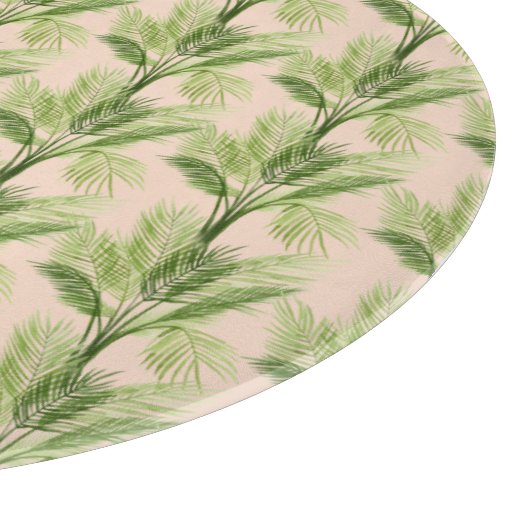 Planche À Découper Oasis intérieure | Motif Palm Tree (Coin)