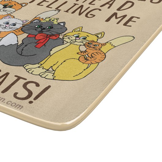 Planche À Découper Obtenez à plus de chats l'énonciation drôle (Coin)