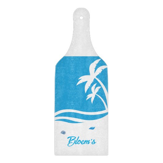 Planche À Découper Ocean Blue Beach Personnaliser ou non de la planch (Devant)