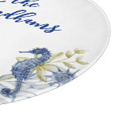 Planche À Découper Océan Côtier Marine Vie Personnalisée Est. Date (Coin)