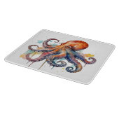 Planche À Découper Ocean Whimsy : Pieuvre Colorée (Coin)