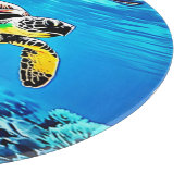Planche À Découper Ocean's Embrace : Voyage de la tortue de mer (Coin)